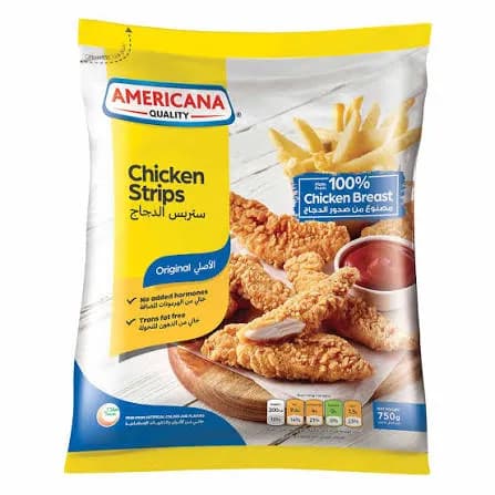 Americana Chicken Strips 750g x10pcs