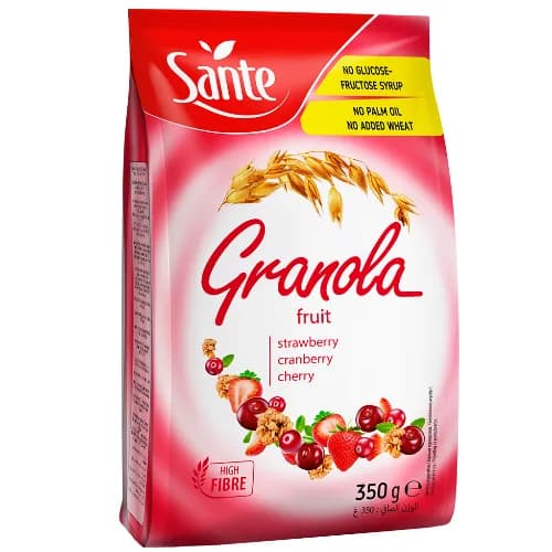 Santé Granola Crunchy with Freeze-Dried Fruits 350g