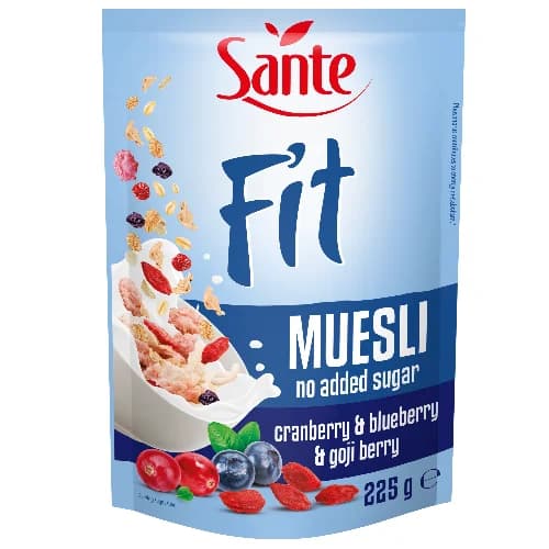 Santé Muesli Fit Blueberry 225g