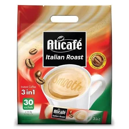 Ali Cafe Instant Coffee 3in1 Italian Roast 16.5g