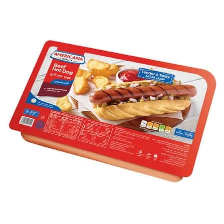 Americana Beef Hot Dog 450g x20pcs