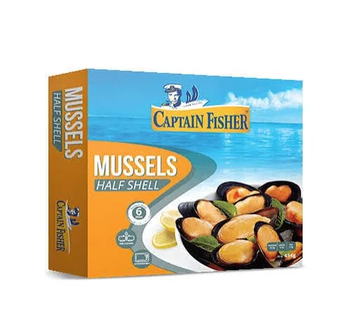 Captain Fisher Mussels in Shell 1 kg
