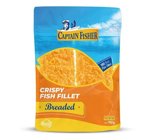 Captain Fisher Breaded Crispy Fish Fillet 750 g