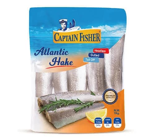 Captain Fisher Armut Gutted and Headless Hake 800 g