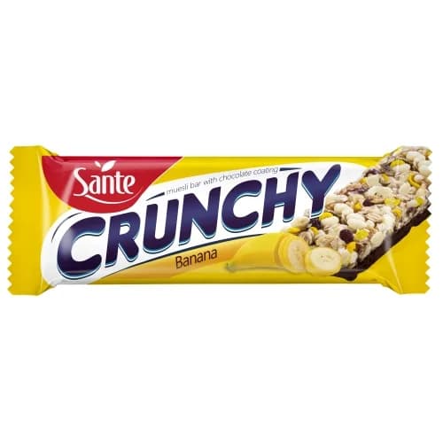 Santé Muesli Bar Banana Chocolate Coated 40g
