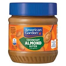 American Garden Crunchy Almond Butter 340g