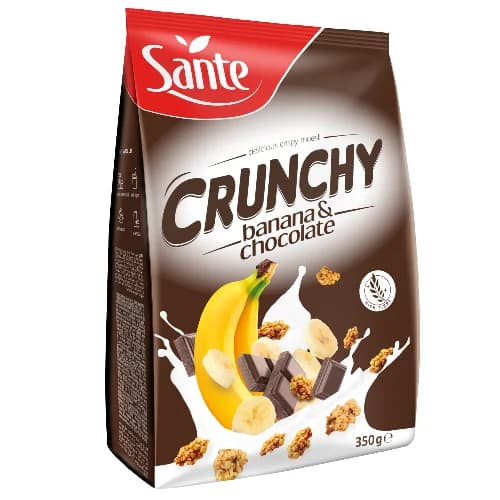 Santé Crunchy Banana & Chocolate 350g