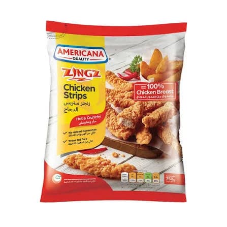 Americana Chicken Zinger Strips 750g x10pcs