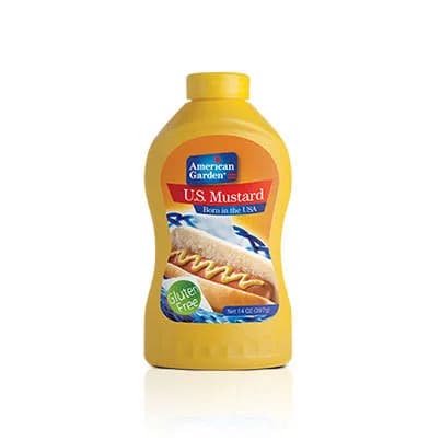 American Garden Yellow Mustard Bottle 397g 628