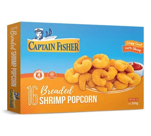 Captain Fisher Fried Popcorn Shrimp 250 g