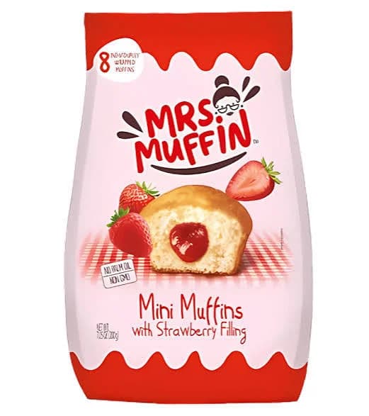 Mr. Brownie – Filled Cake Pieces 200g*12pc*8pc Strawberry