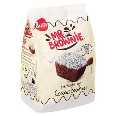 Mr. Brownie – Filled Cake Pieces 200g*12pc*8pc Coconut