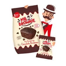 Mr. Brownie – Filled Cake Pieces 200g*12pc*8pc Belgian Chocolate Chunks