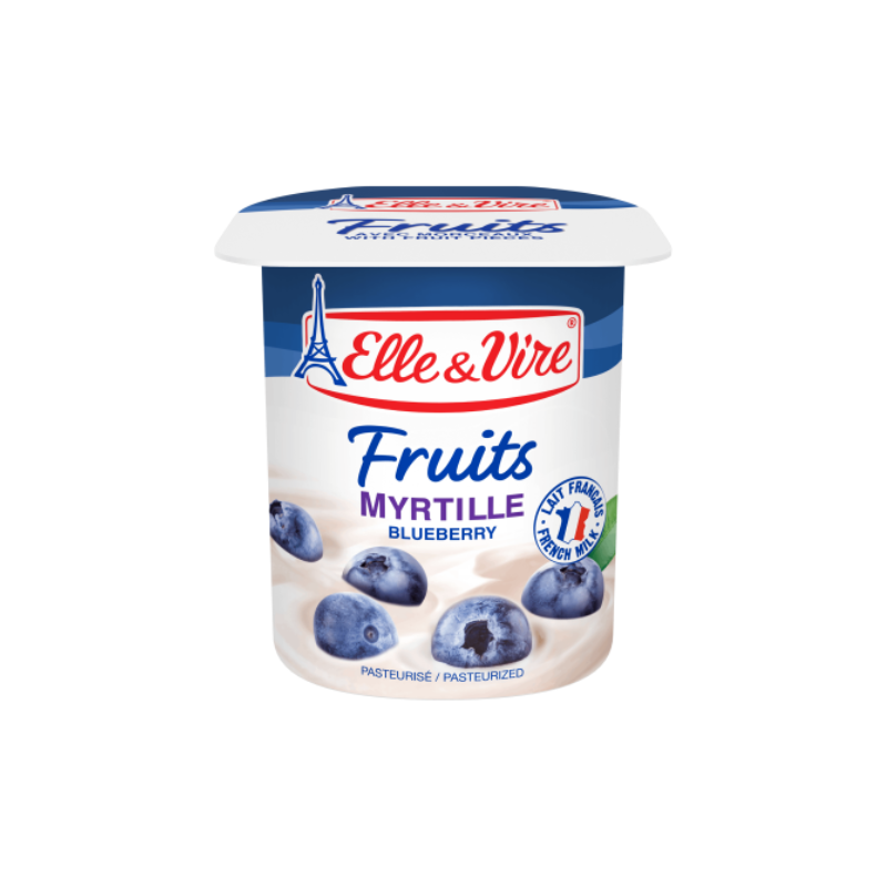 Elle & Vire Blueberry Fruits Yogurt 125 g
