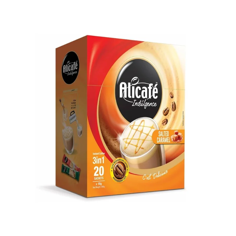 Ali Cafe Coffee 3in1 Caramel Flavor 18g