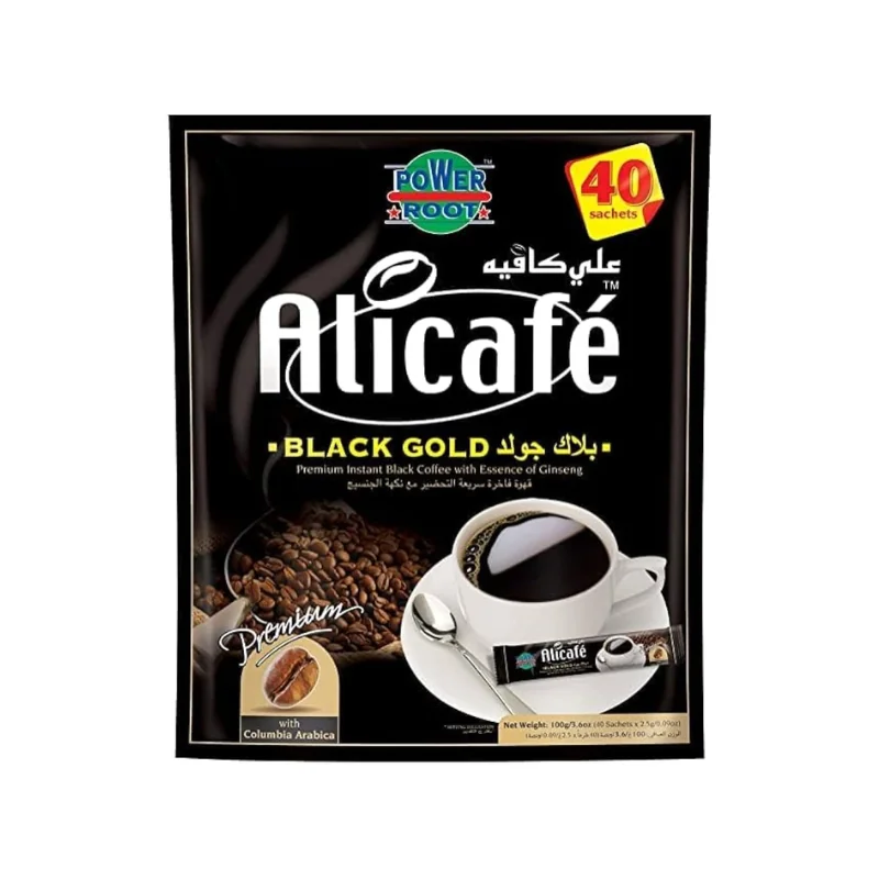 Ali Cafe Black Gold Ginseng Flavor Coffee 2.5g