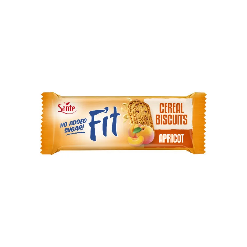 Santé Fit Cereal Biscuit Apricot No Added Sugar 50g