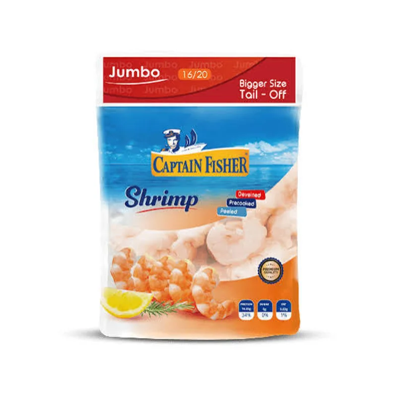 Captain Fisher Cooked Jumbo Shrimp 16/20, 400 g