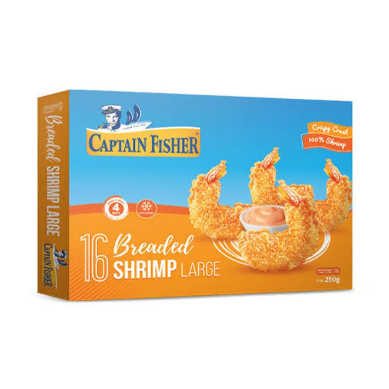 Captain Fisher Large Fried Shrimp 250 g