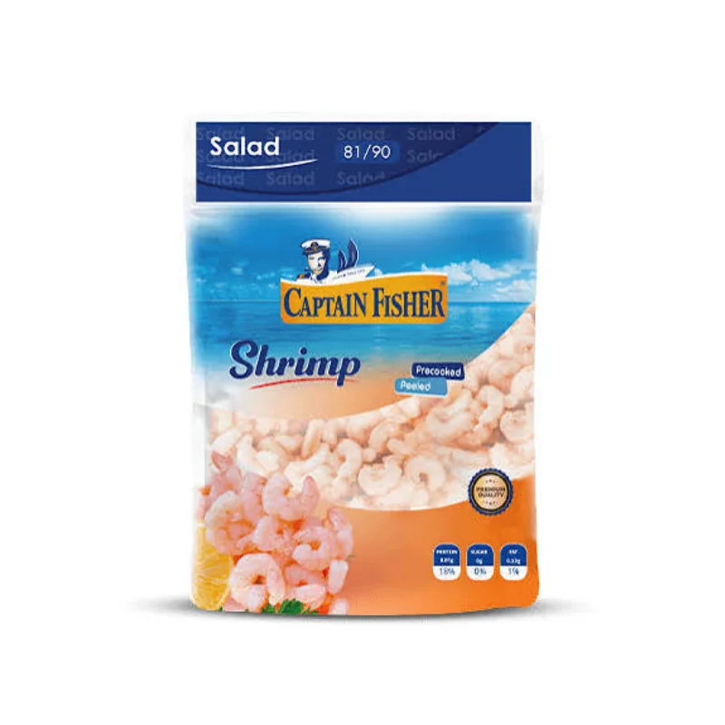 Captain Fisher Cooked Salad Shrimp 81/90, 400 g