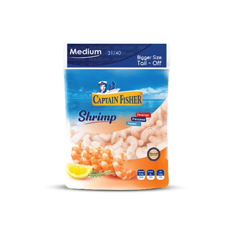 Captain Fisher Medium Cooked Shrimp 31/40, 400 g