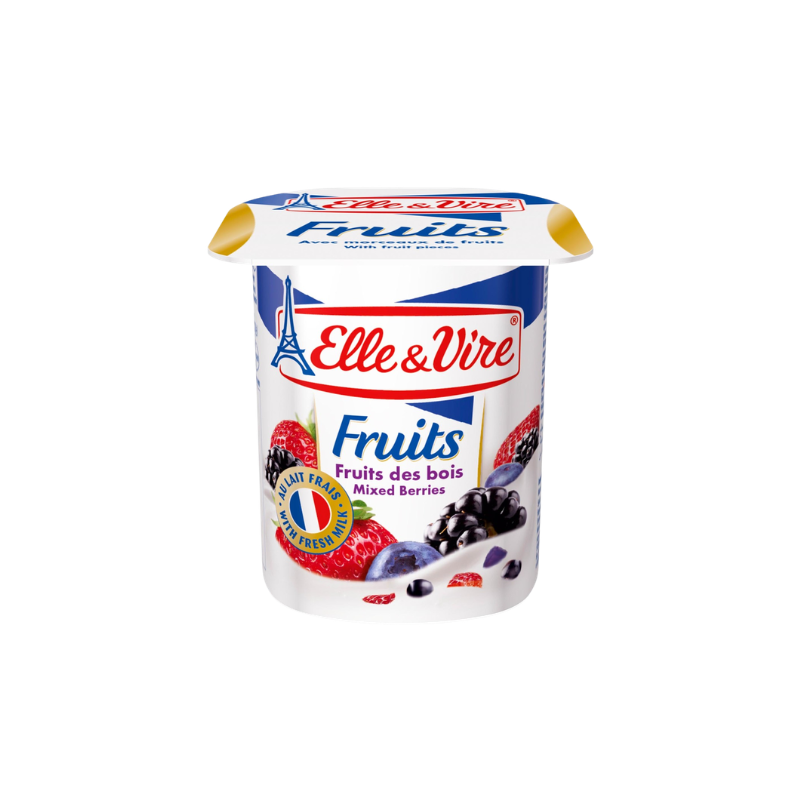 Elle & Vire Fruits Mixed Berries Yogurt 125g